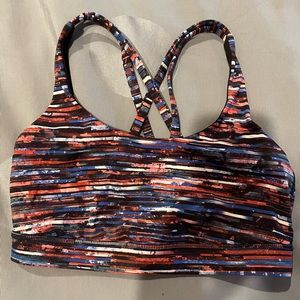 Lululemon Energy Bra Size 6 - Multicolor